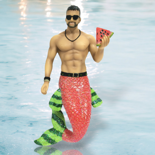 Big Melon Merman Ornament