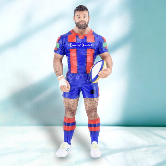 Rugby Bear Ornament