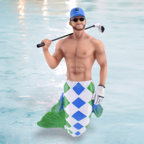 Putt Sinker Merman Ornament