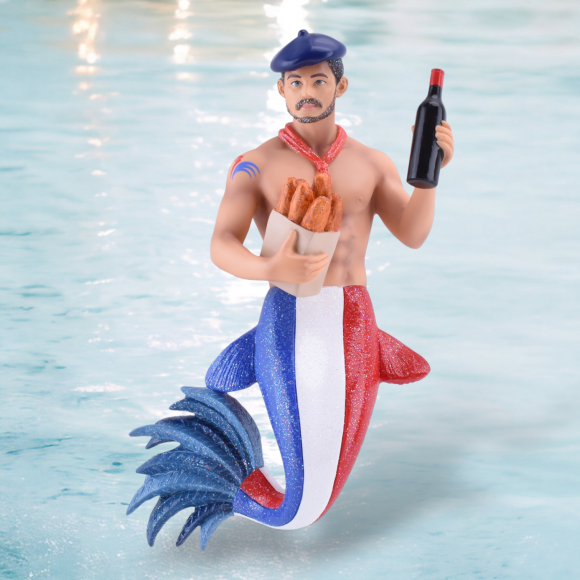 French COQ NEW 2024 Merman Ornament