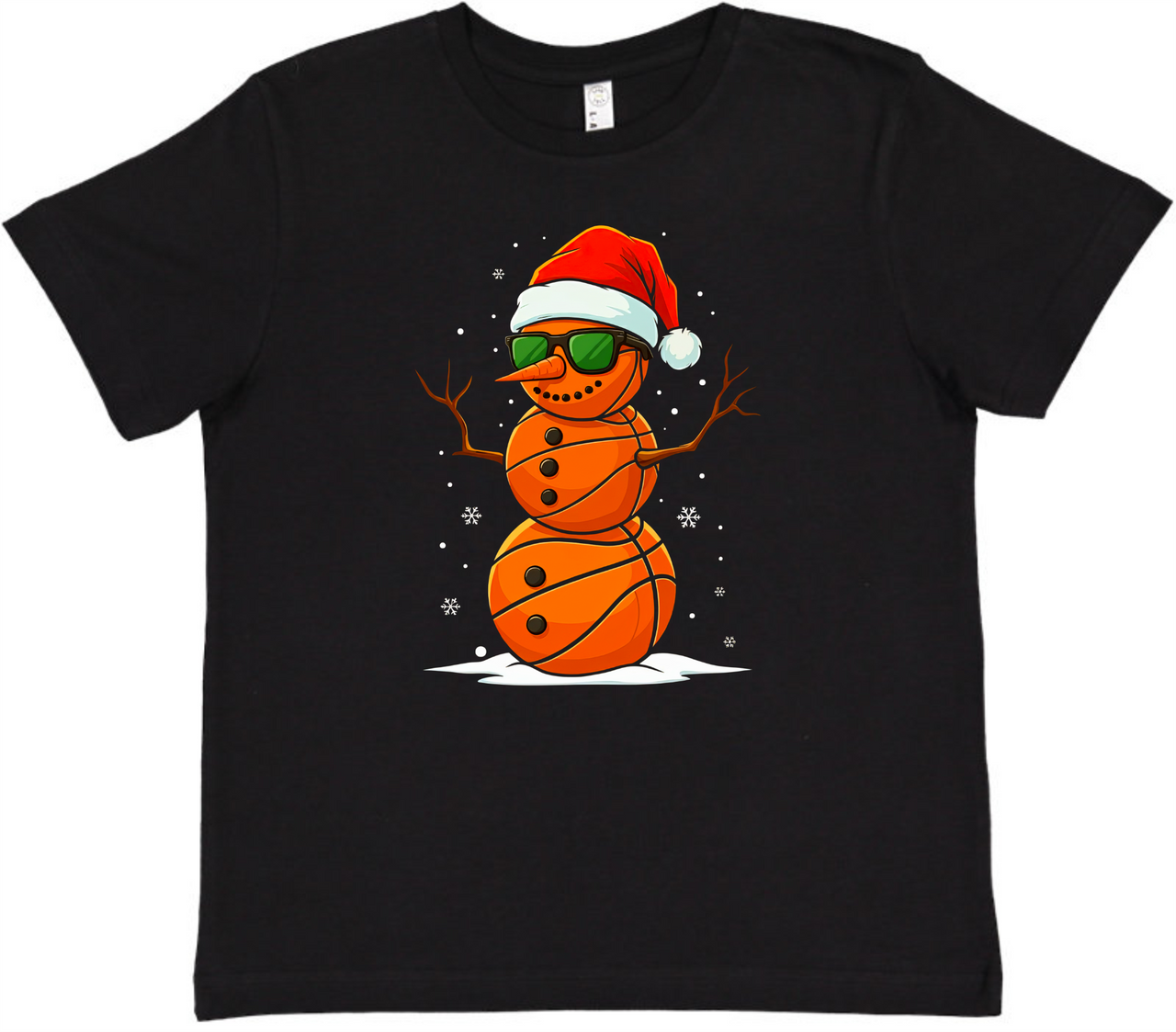 Christmas Basketball Youth Tee