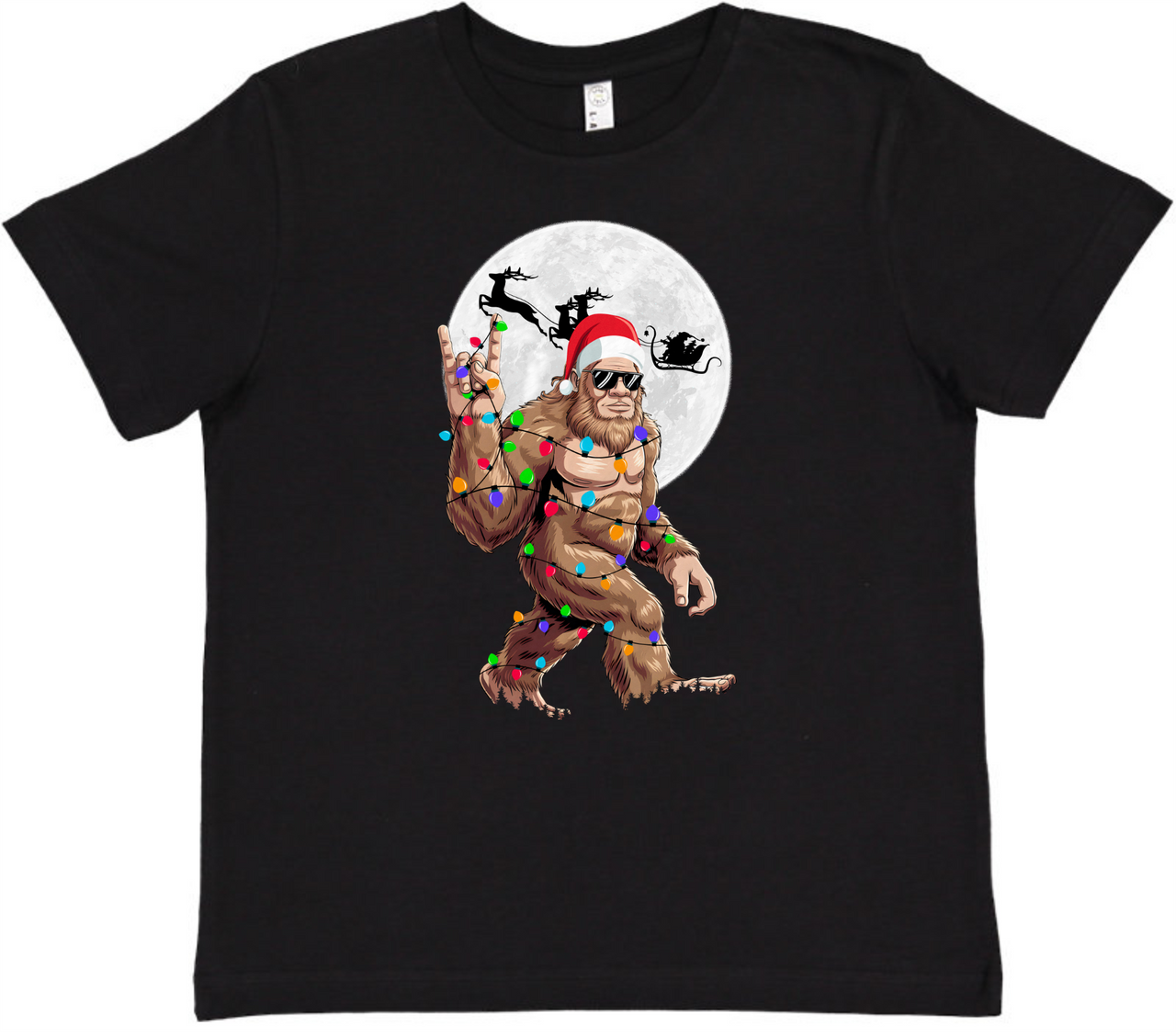 Big Foot Christmas Youth Tee