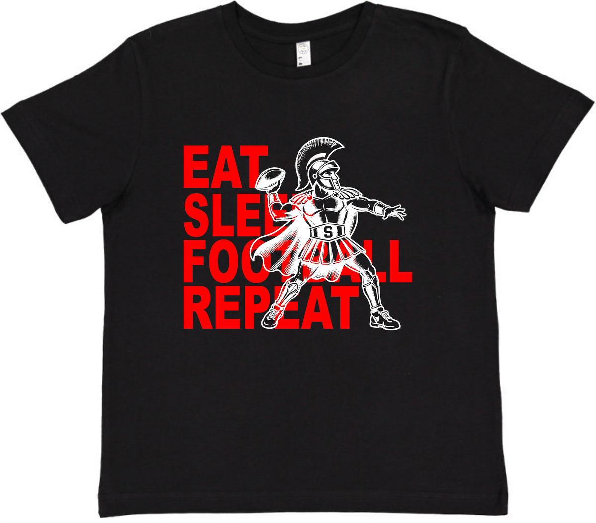 Eat Sleep Footbal Youth Tee