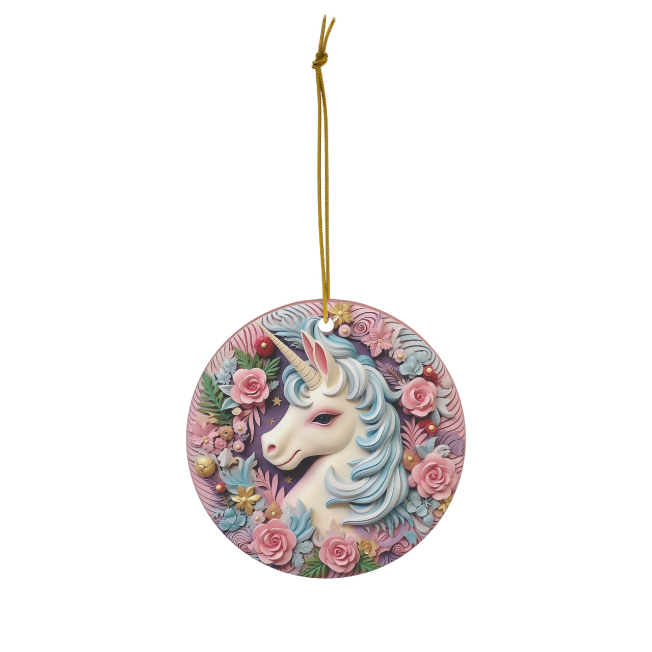 Unicorn Ceramic Ornament