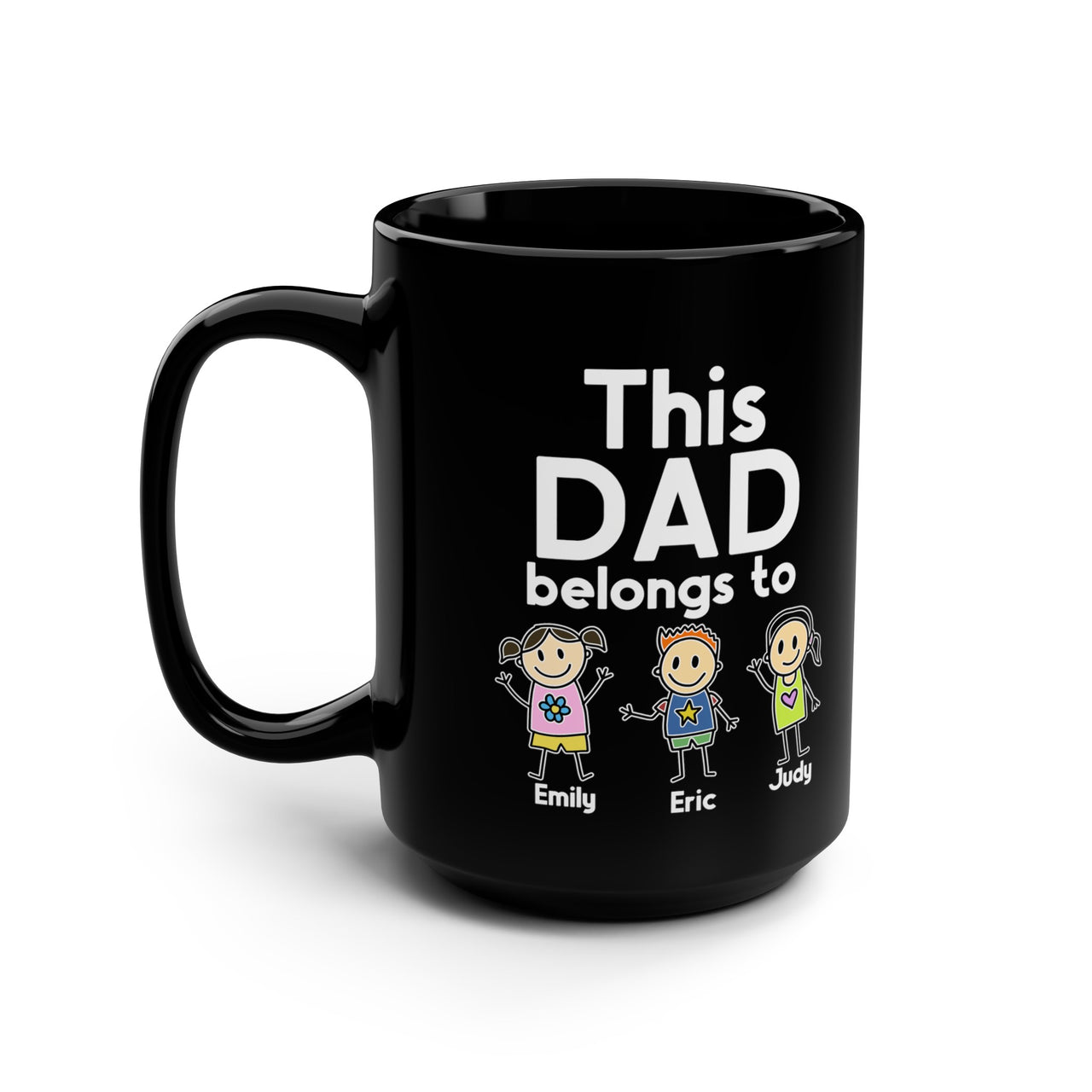 This Dad Belongs to Personalized Mug