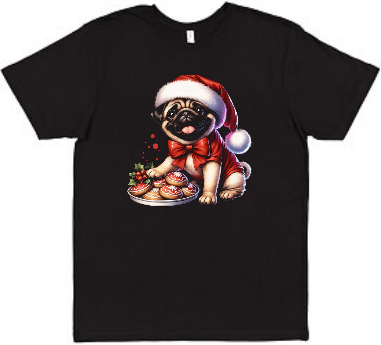 Christmas Pug Tee