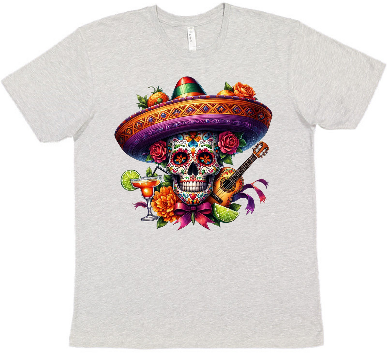 Cinco De Mayo Sugar Skull Tee