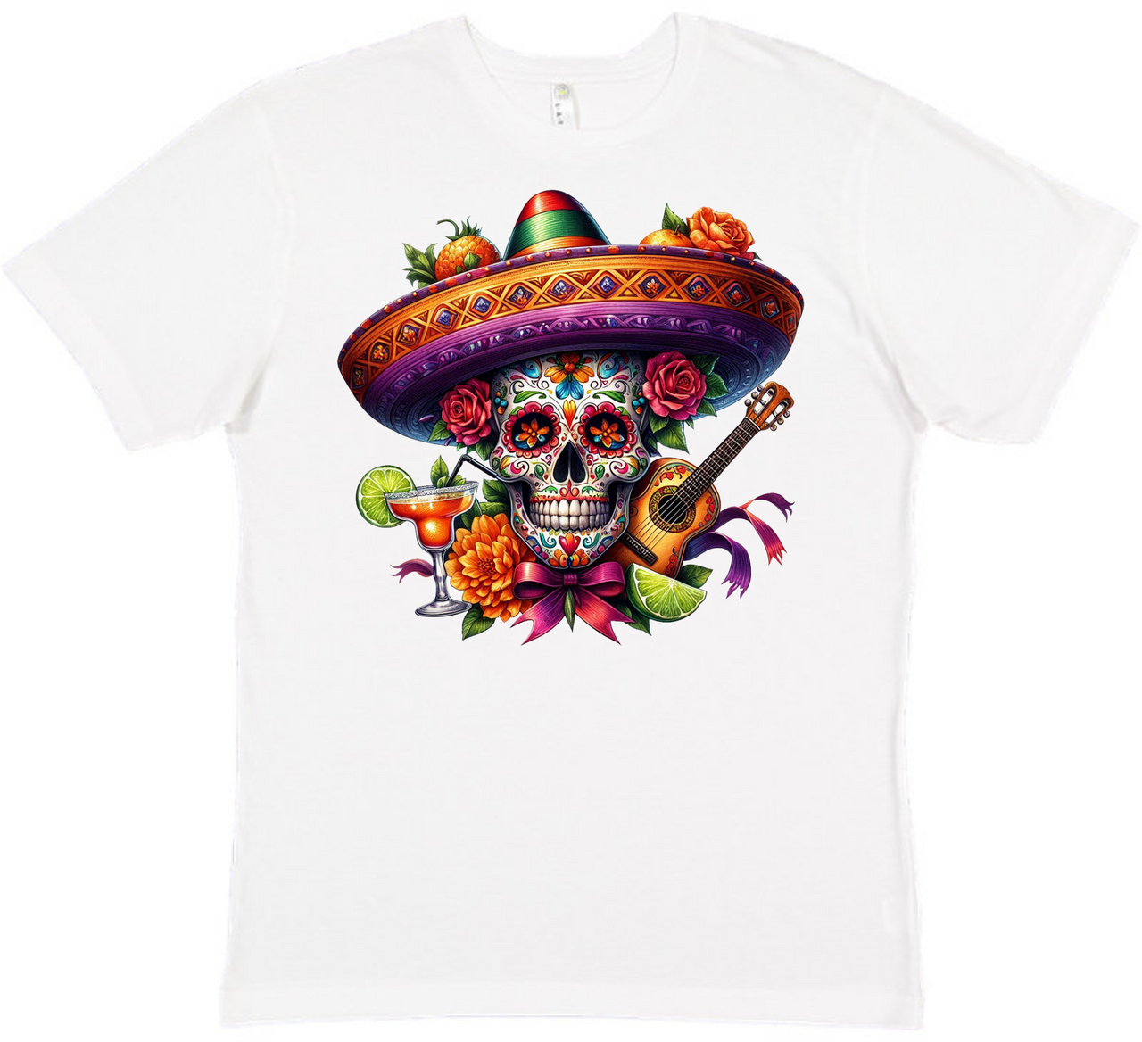 Cinco De Mayo Sugar Skull Tee