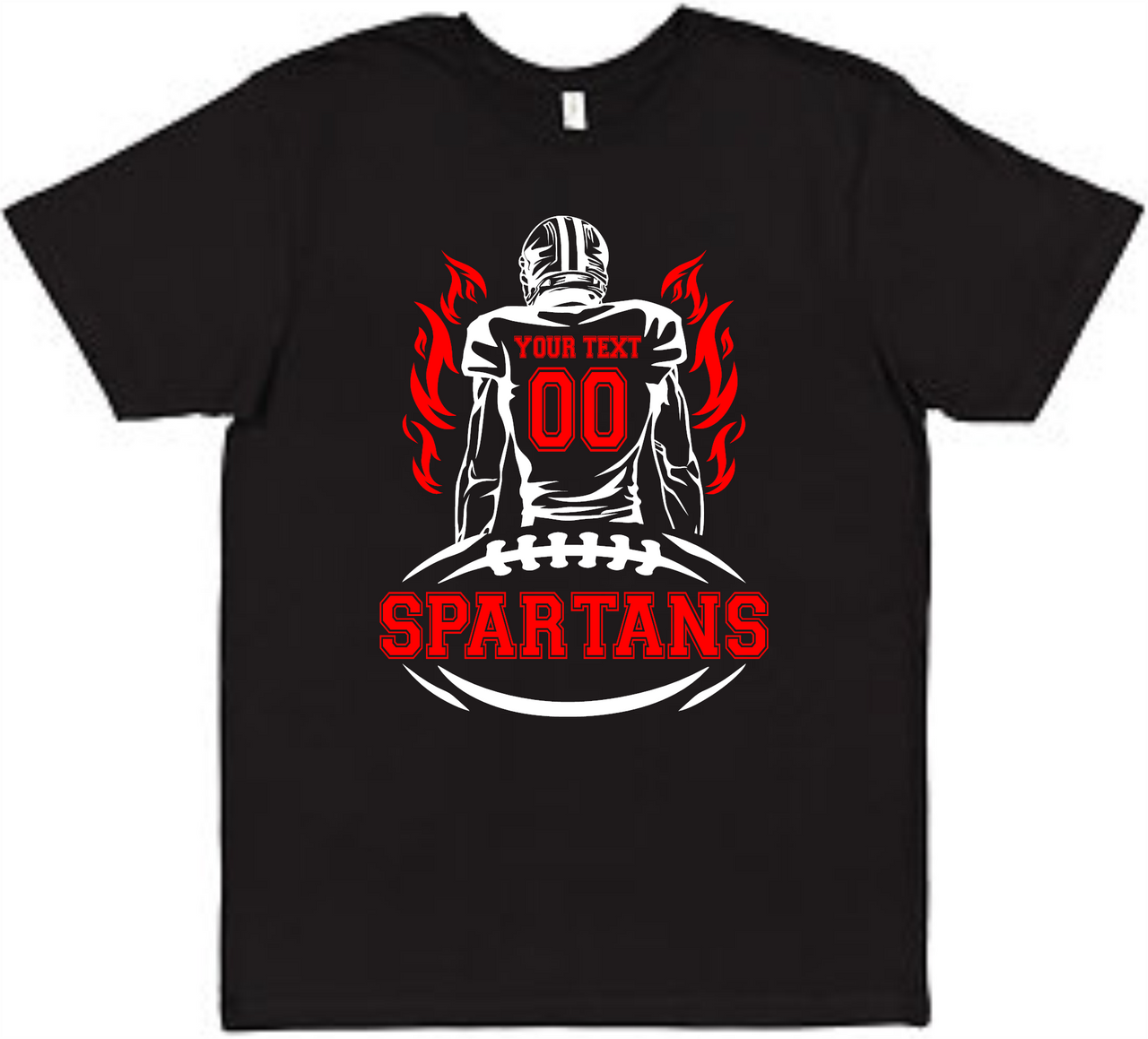 Spartan Football Tee