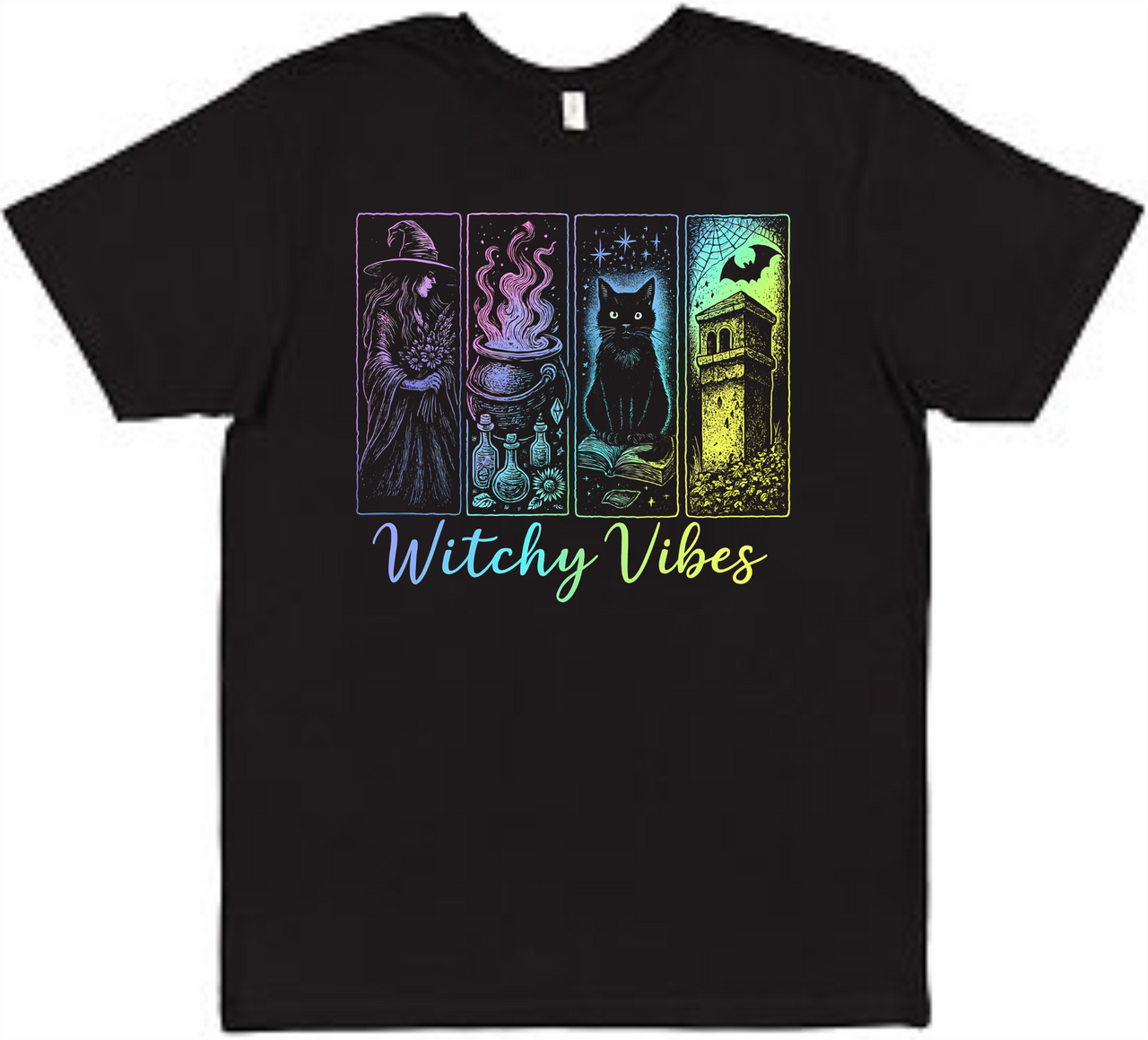 Witchy Vibes Halloween Tee