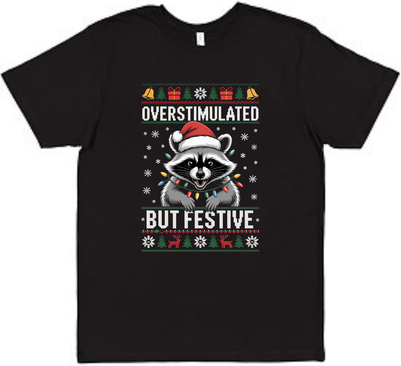 Overstimulated Christmas Tee