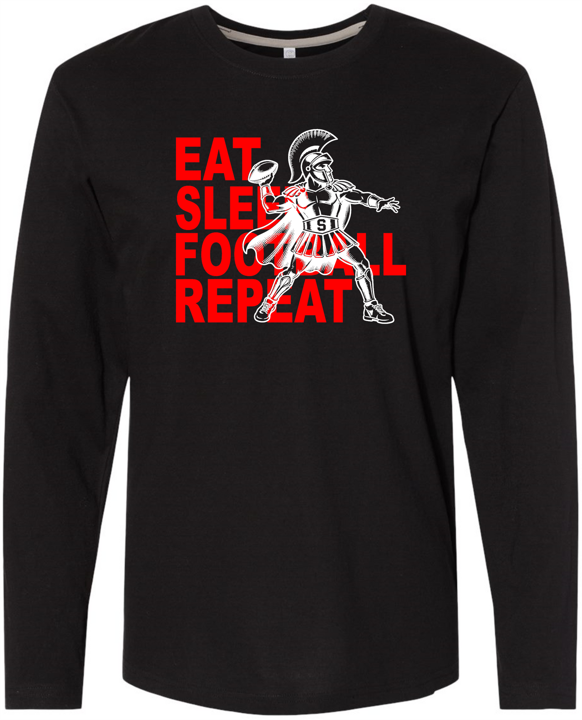Eat Sleep Football LS Tee