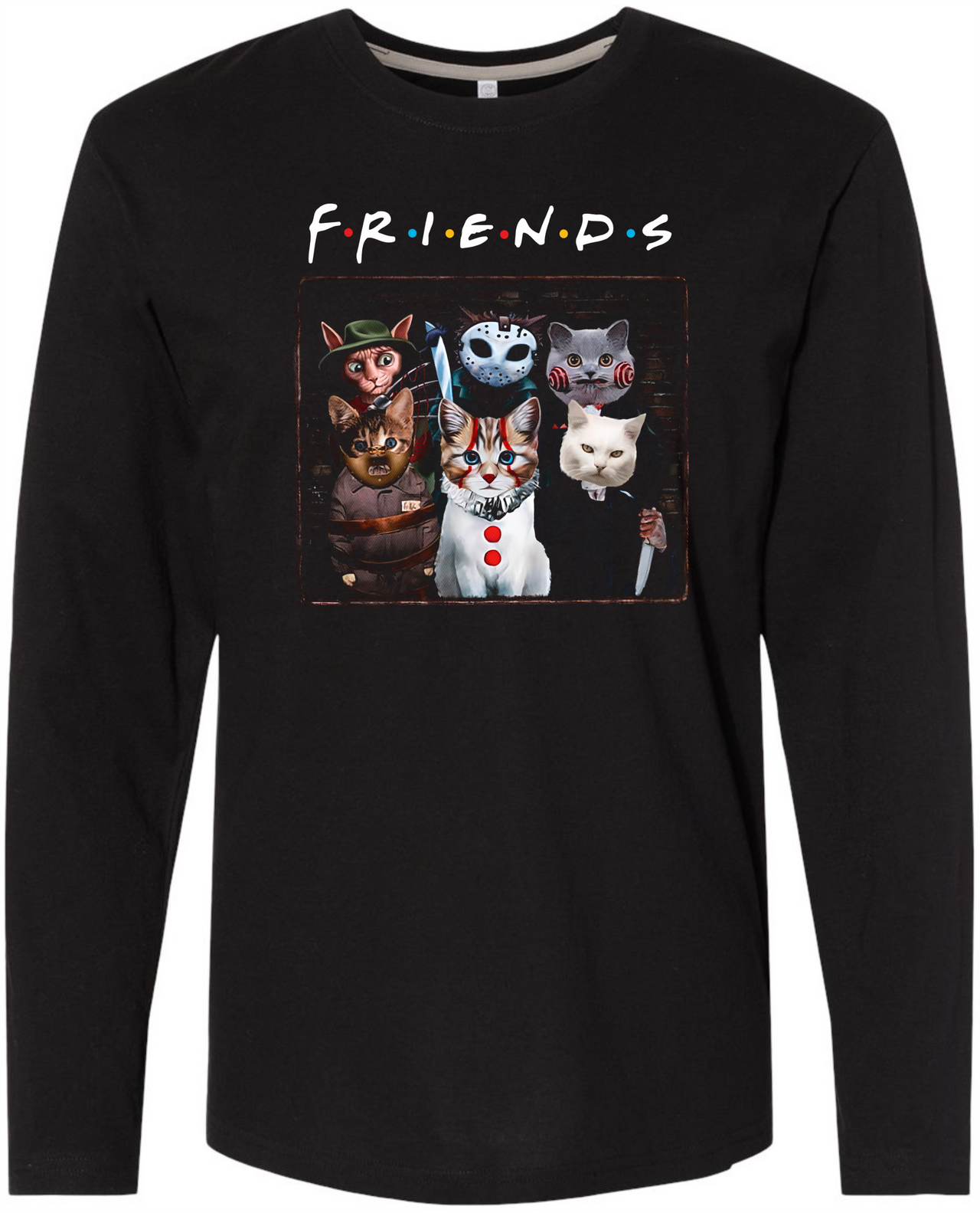 Halloween Cat LS Tee