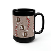 Baseball Dad Mug 15oz Mug by Printify | Akron Pride Custom Tees