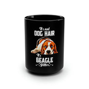 Beagle Glitter Mug 15oz Mug by Printify | Akron Pride Custom Tees