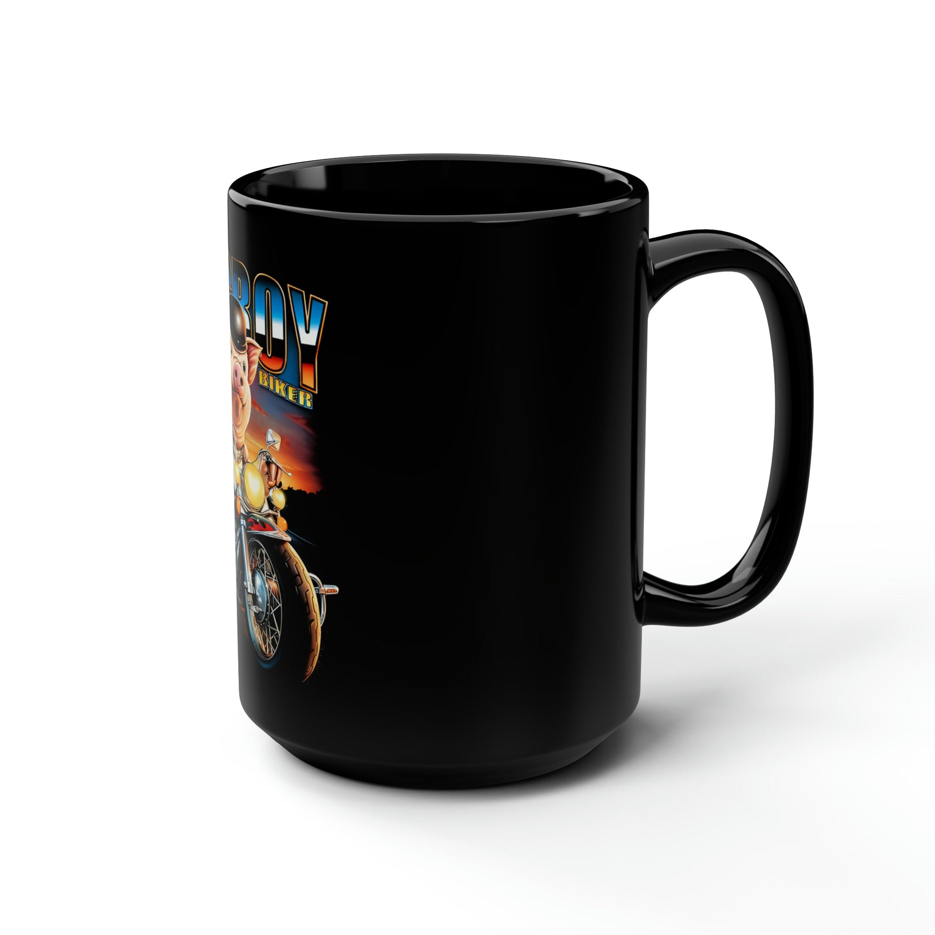 Bigboy Biker Mug 15oz Mug by Printify | Akron Pride Custom Tees