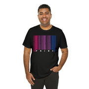 Bisexual Pride Tee Black T-Shirt by Printify | Akron Pride Custom Tees