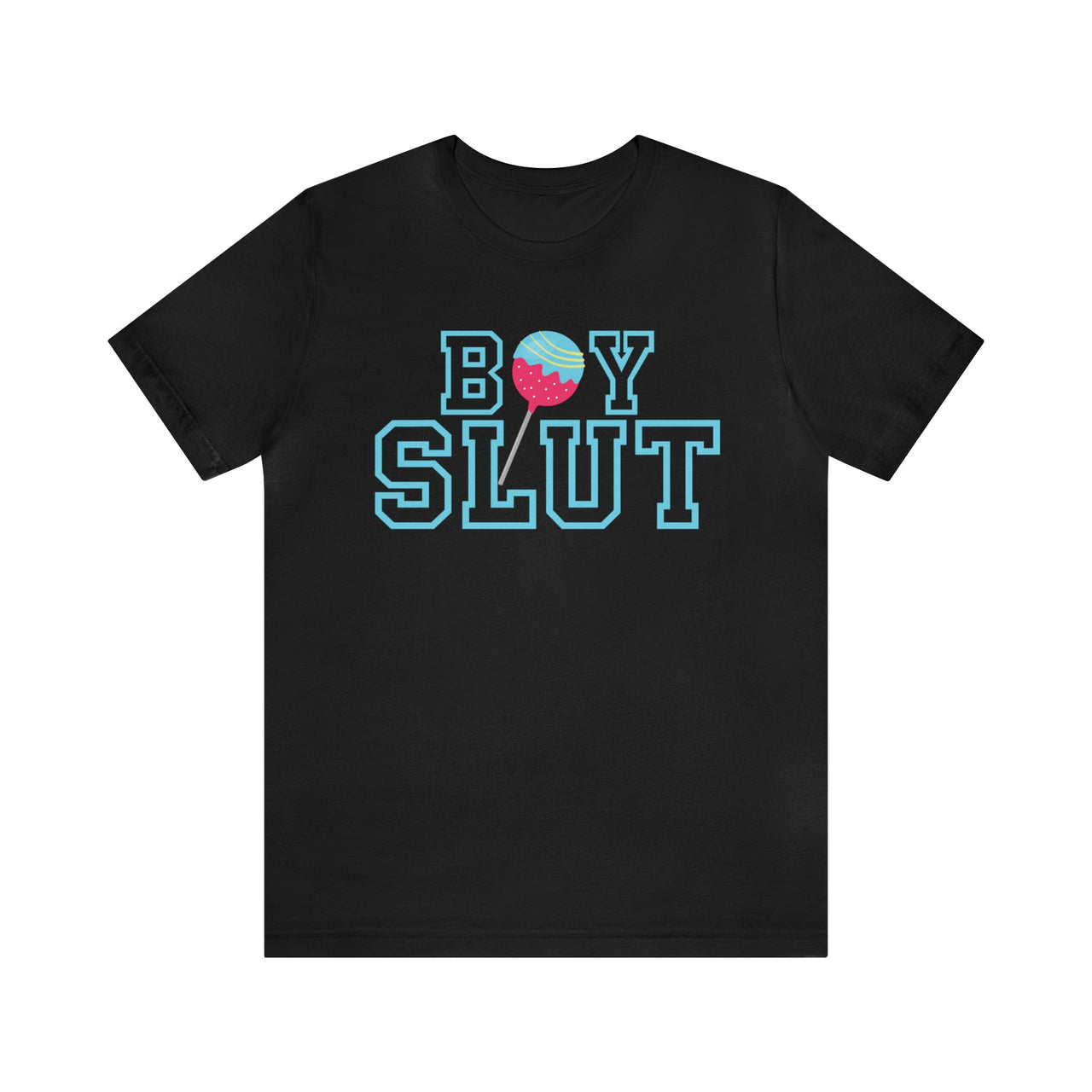 Boy Slut Pride Tee Black S T-Shirt by Printify | Akron Pride Custom Tees