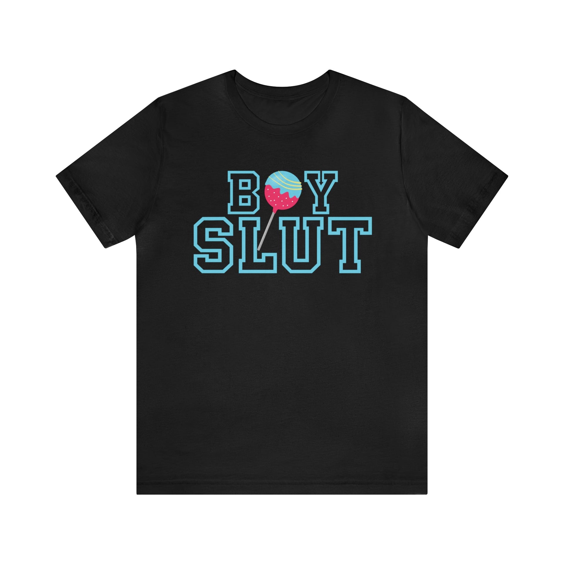 Boy Slut Pride Tee Black S T-Shirt by Printify | Akron Pride Custom Tees