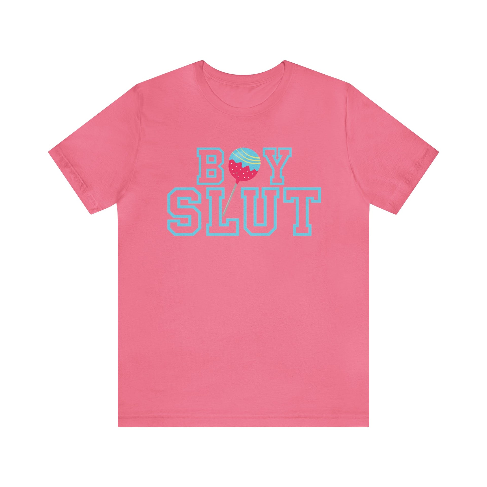 Boy Slut Pride Tee Charity Pink S T-Shirt by Printify | Akron Pride Custom Tees