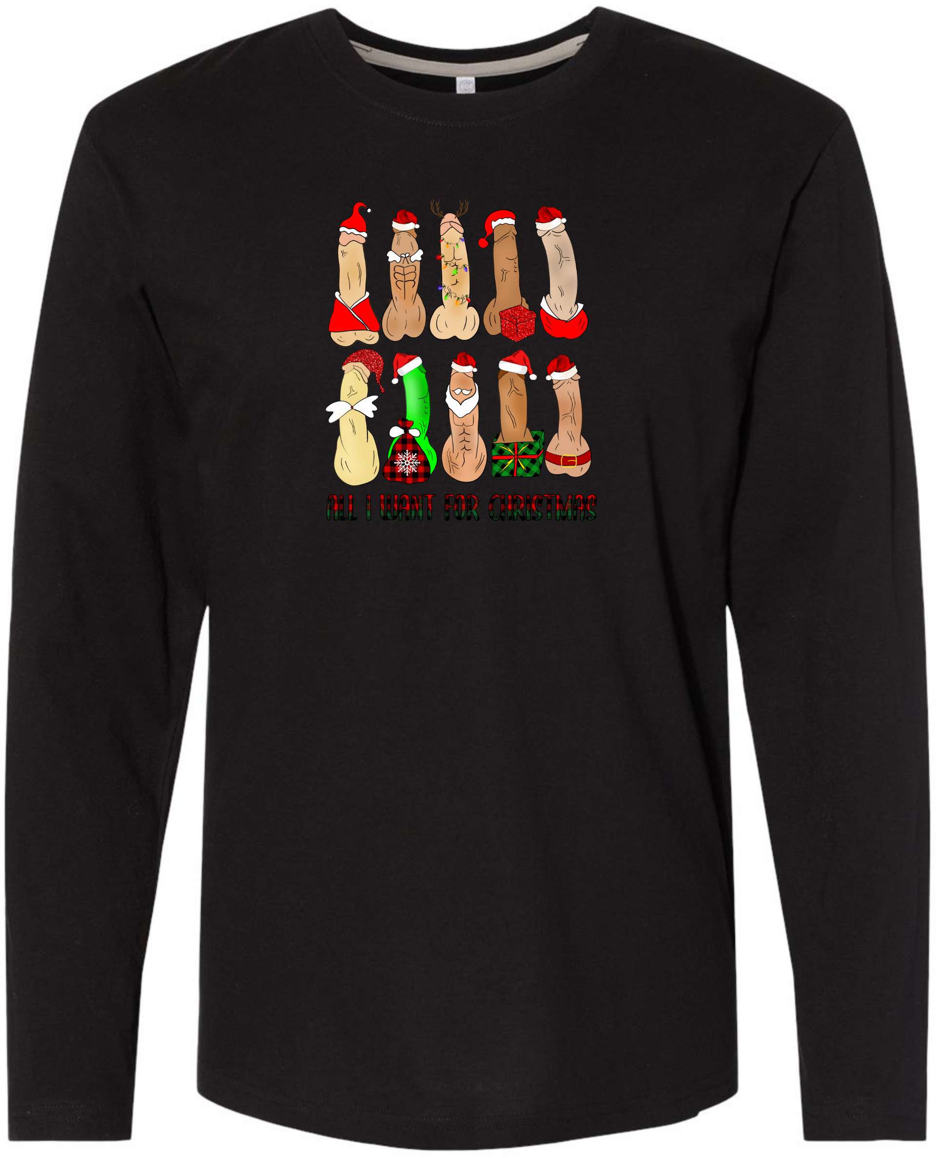 Christmas LS Tee Men Long Sleeve Shirt by Akron Pride Custom Tees | Akron Pride Custom Tees