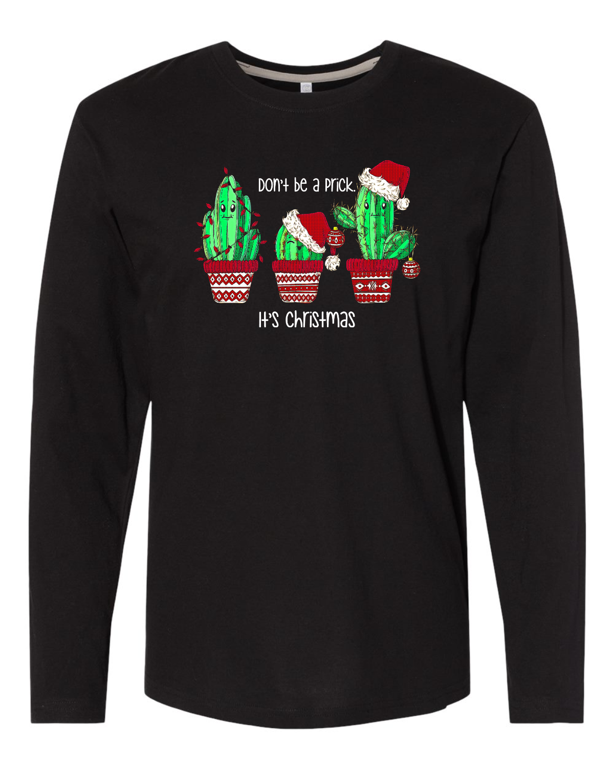 Christmas Prick Long Sleeve Tee Akron Pride Custom Tees