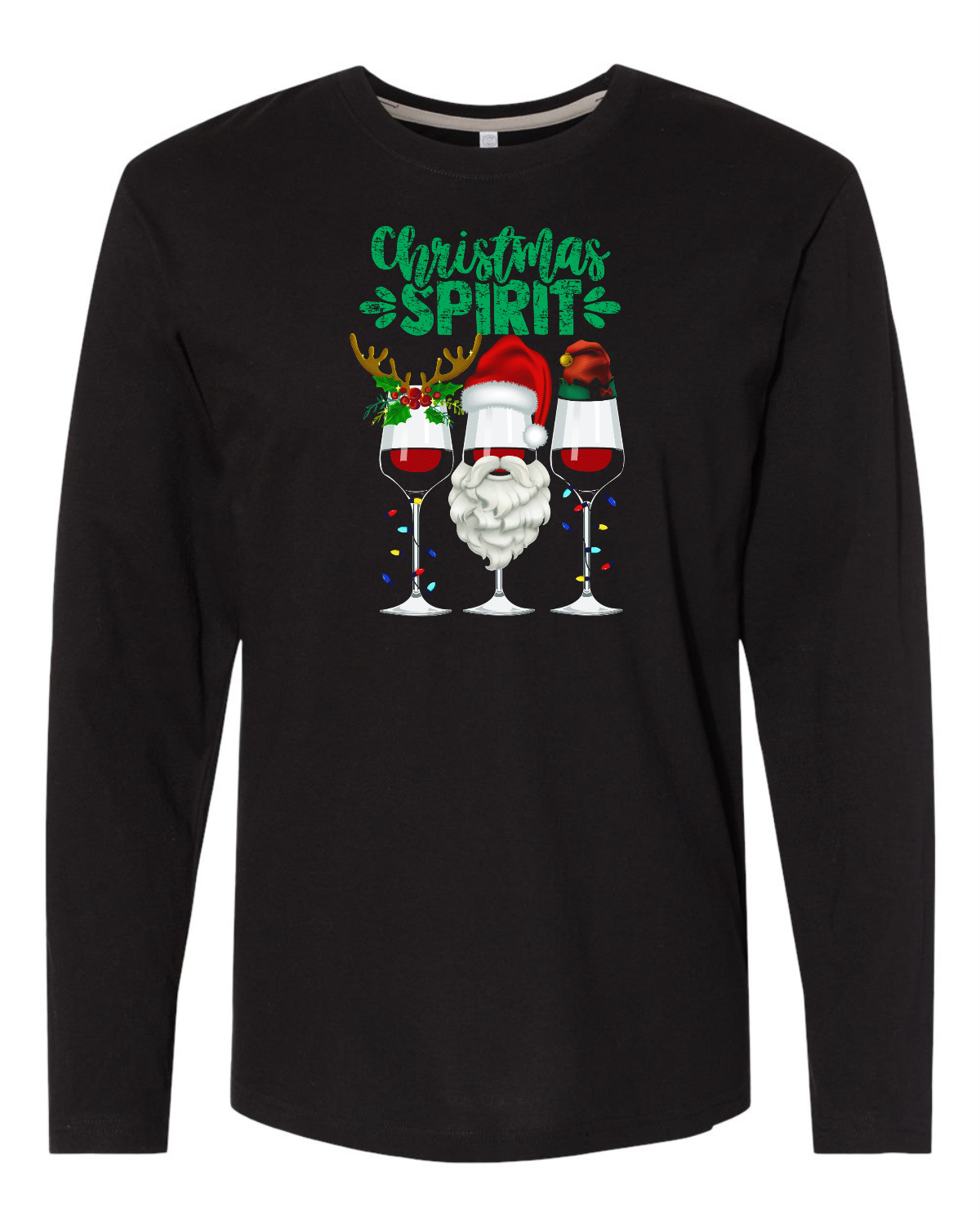 Christmas Spirit Long Sleeve Akron Pride Custom Tees