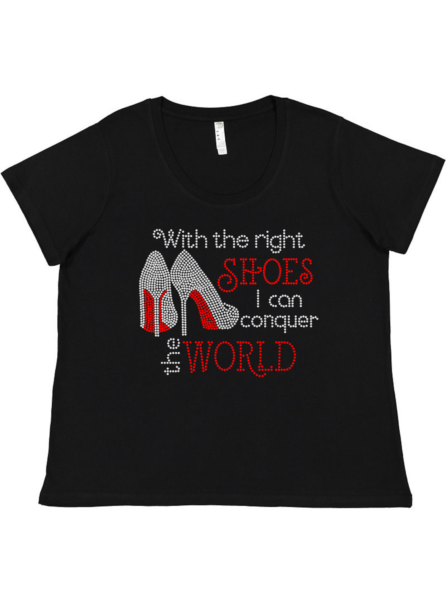 Conquer The World Ladies Tee Ladies Shirt by Akron Pride Custom Tees | Akron Pride Custom Tees