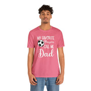Dad Soccer Tee Charity Pink S T-Shirt by Printify | Akron Pride Custom Tees