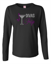 Divas Trip Ladies LS Tee Ladies Long Sleeve Shirt by Akron Pride Custom Tees | Akron Pride Custom Tees