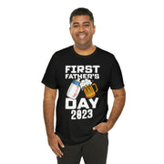 First Father's Day Tee T-Shirt by Printify | Akron Pride Custom Tees