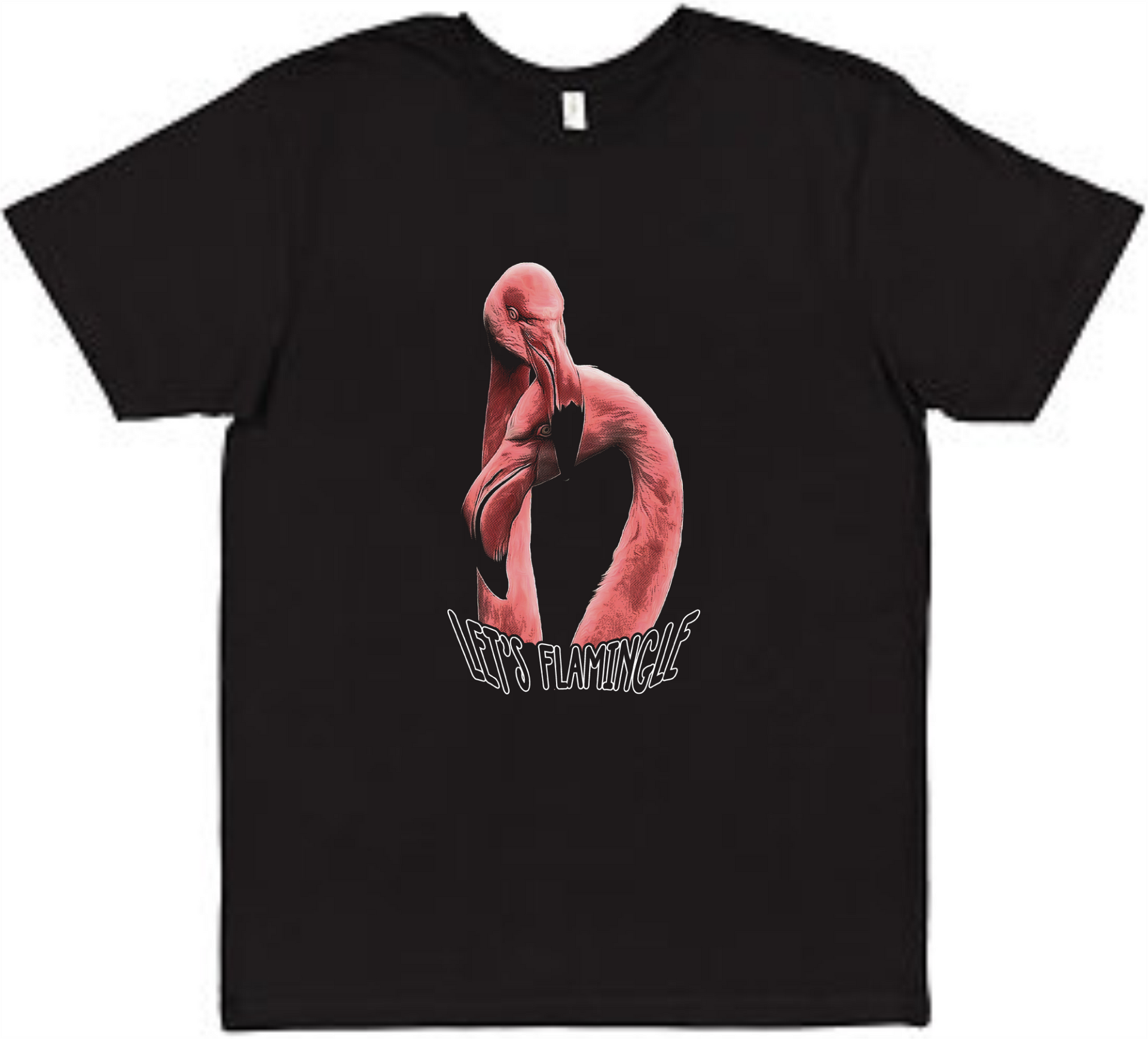 Flamingo Tee Adult Shirt by Akron Pride Custom Tees | Akron Pride Custom Tees