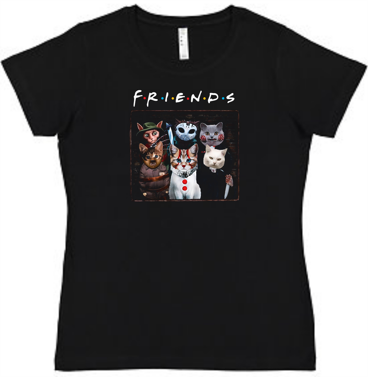 Friends Ladies Tee Ladies Shirt by Akron Pride Custom Tees | Akron Pride Custom Tees