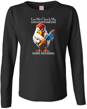 Funny Chicken Ladies LS Tee Ladies Long Sleeve Shirt by Akron Pride Custom Tees | Akron Pride Custom Tees