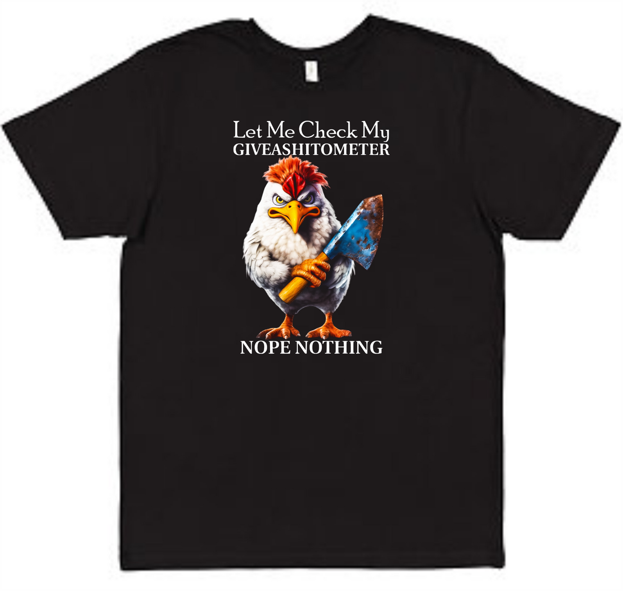 Funny Chicken Tee Adult Shirt by Akron Pride Custom Tees | Akron Pride Custom Tees