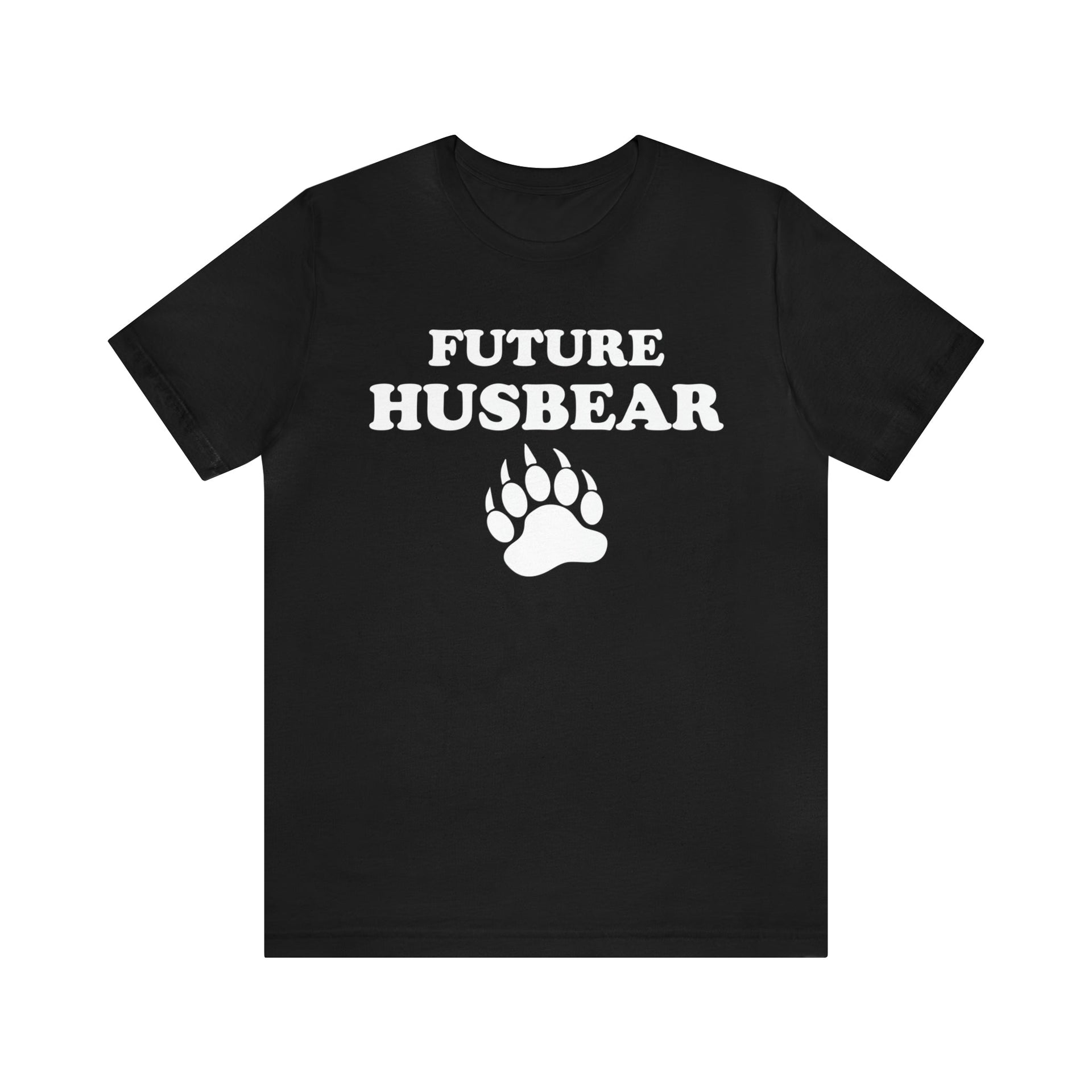 Future Husbear Tee Black S T-Shirt by Printify | Akron Pride Custom Tees