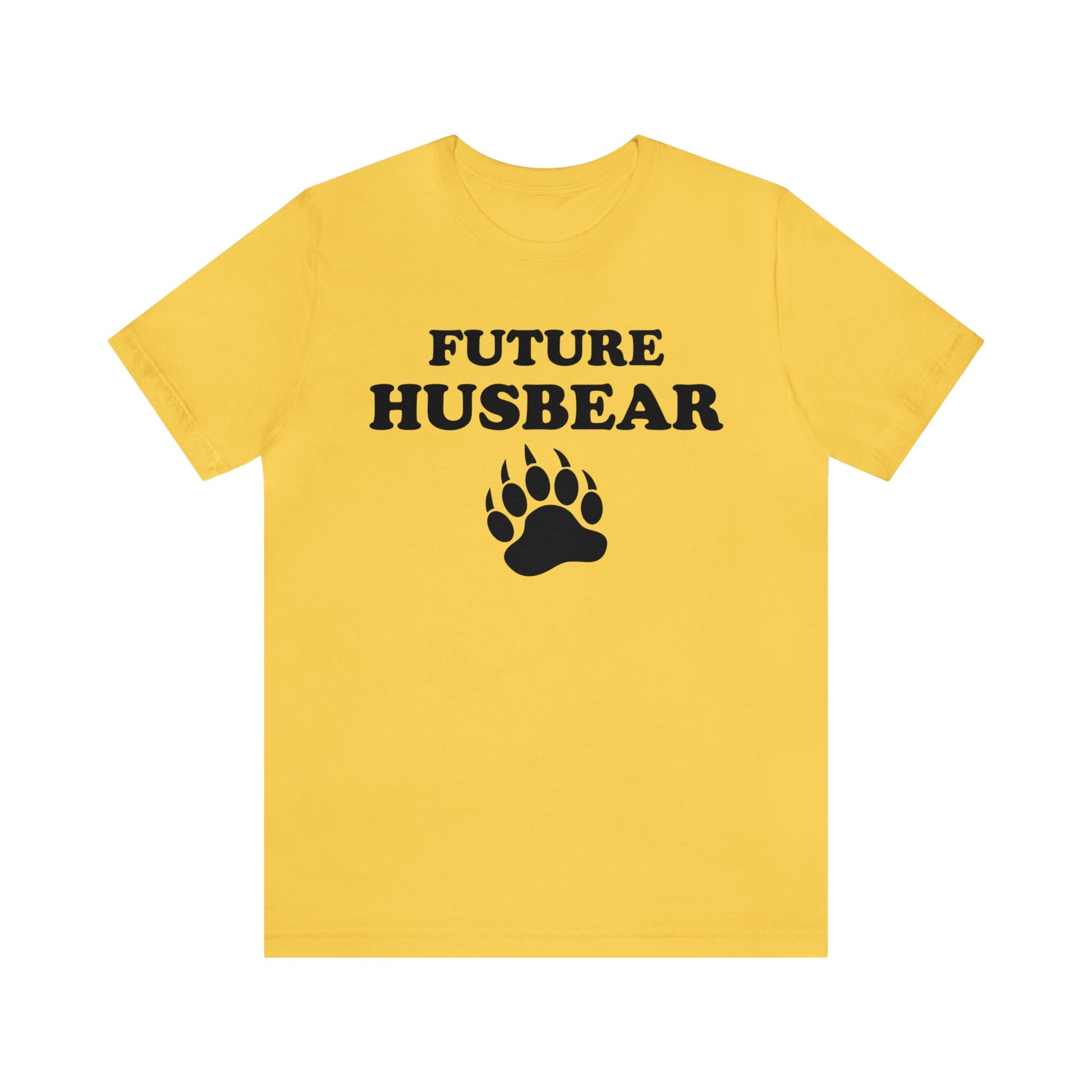 Future Husbear Tee Yellow S T-Shirt by Printify | Akron Pride Custom Tees
