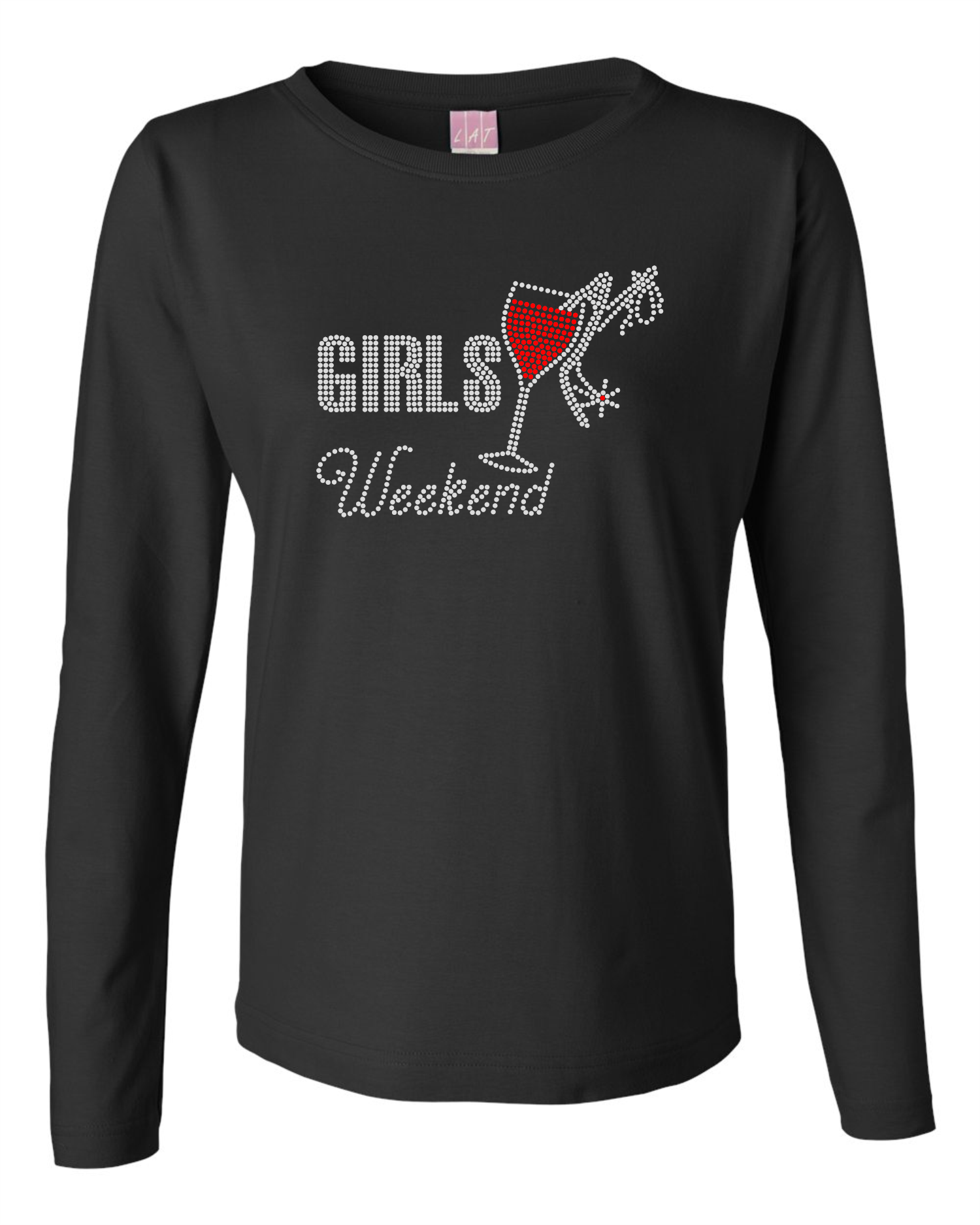 Girls Weekend Ladies LS Tee Ladies Long Sleeve Shirt by Akron Pride Custom Tees | Akron Pride Custom Tees