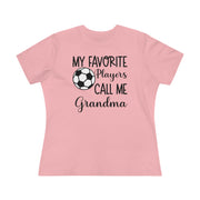 Grandma Soccer Ladies Tee Pink S T-Shirt by Printify | Akron Pride Custom Tees