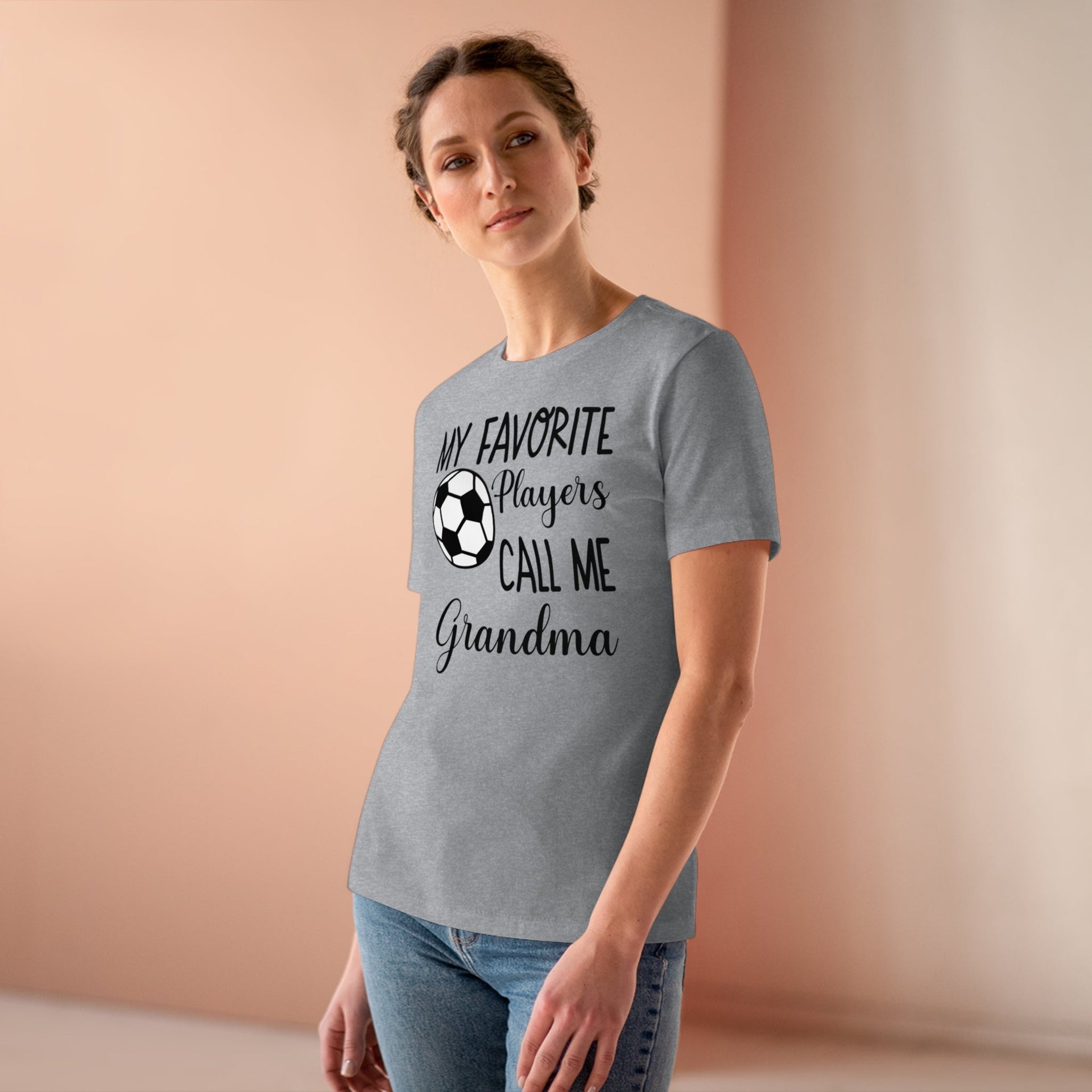 Grandma Soccer Ladies Tee T-Shirt by Printify | Akron Pride Custom Tees