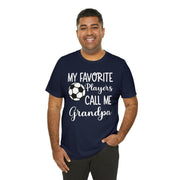 Grandpa Soccer Tee Navy S T-Shirt by Printify | Akron Pride Custom Tees