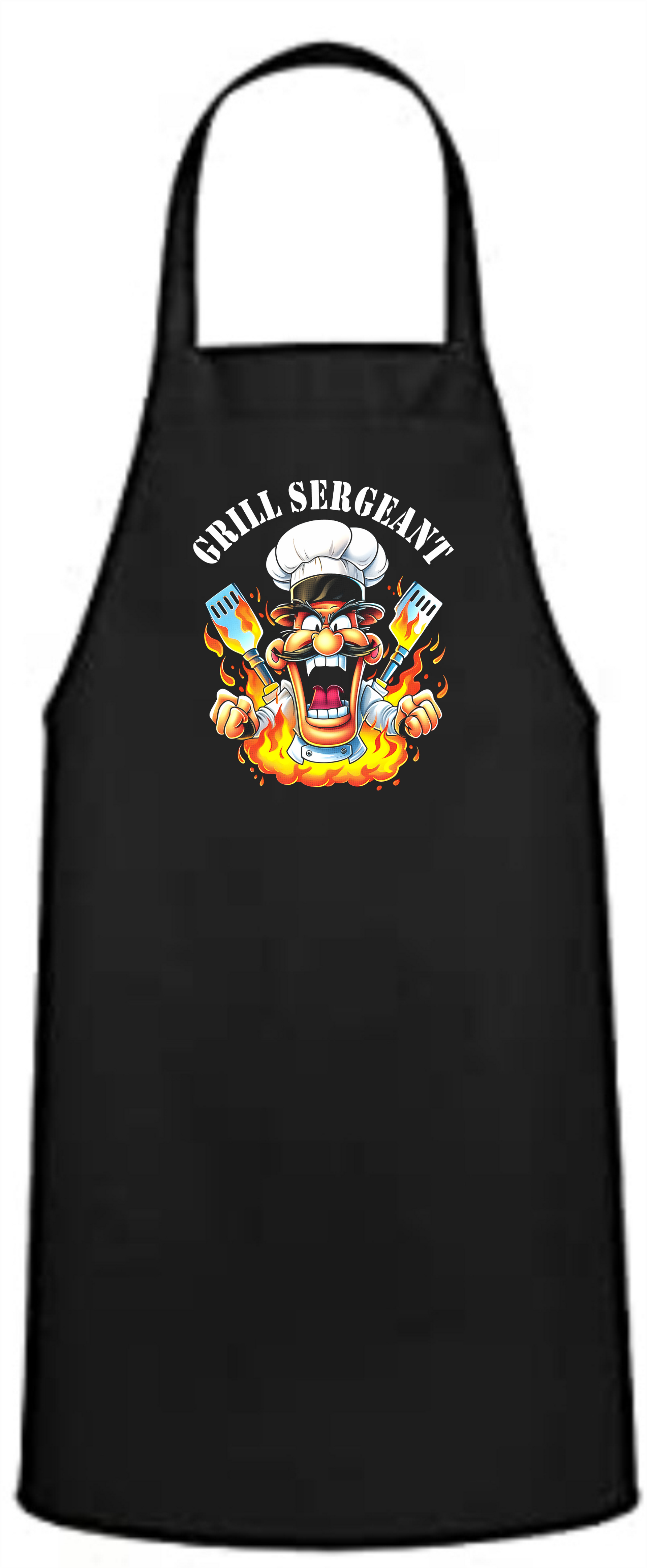 Grill Sergeant Apron Adult Shirt by Akron Pride Custom Tees | Akron Pride Custom Tees