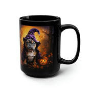 Halloween American Bully Mug 15oz Mug by Printify | Akron Pride Custom Tees