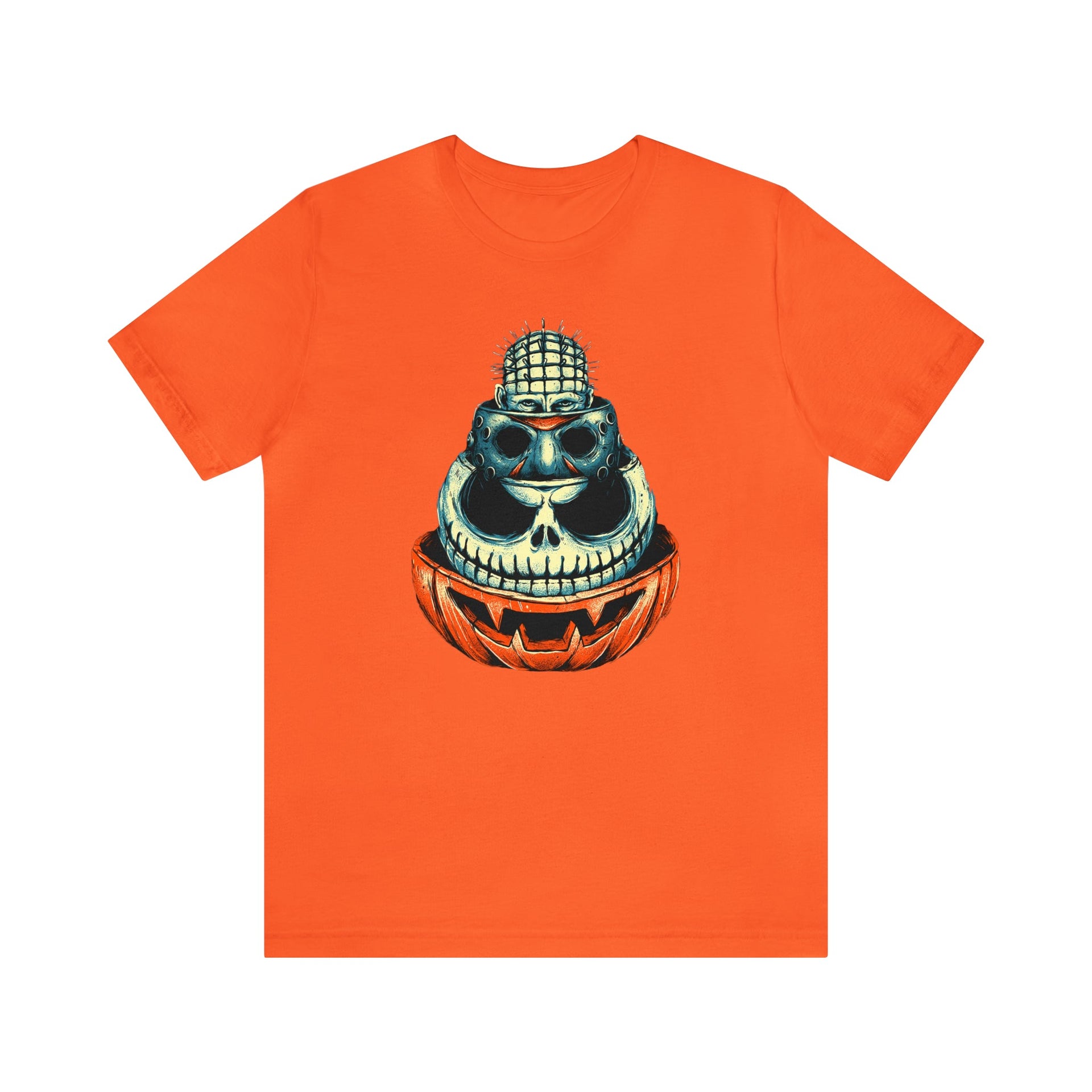 Halloween Horror Tee Orange S T-Shirt by Printify | Akron Pride Custom Tees
