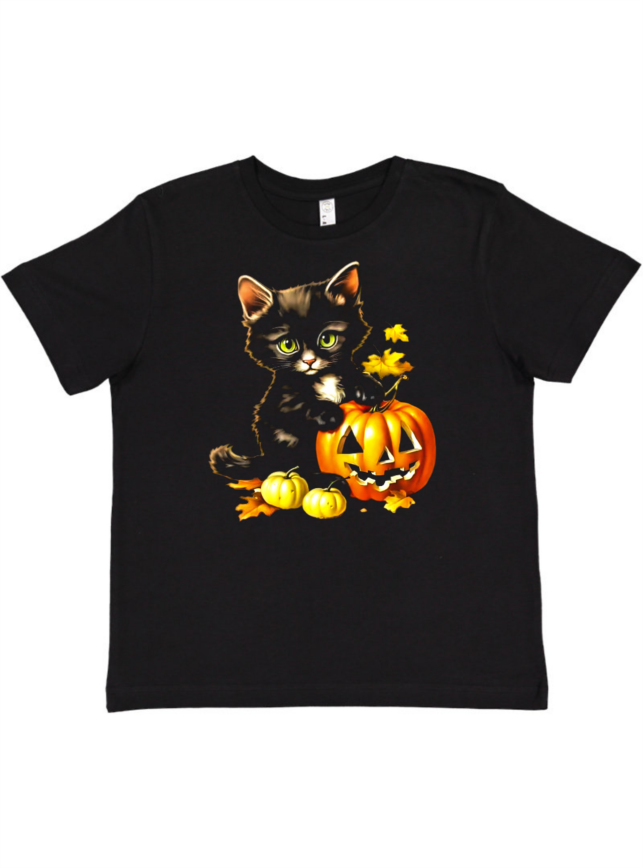Halloween Kitten Youth Tee Adult Shirt by Akron Pride Custom Tees | Akron Pride Custom Tees