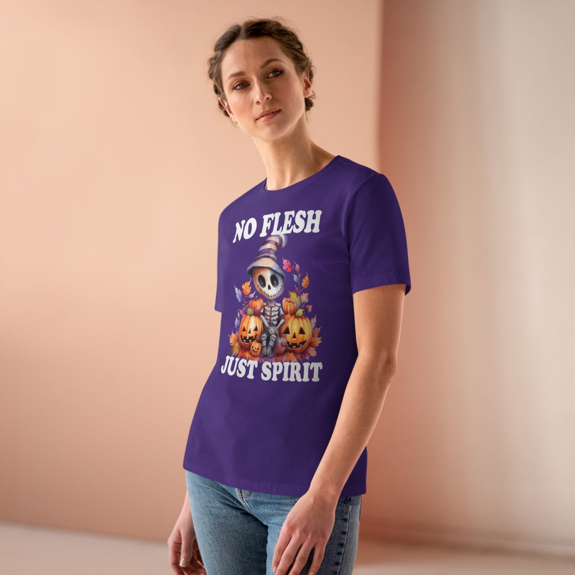 Halloween Ladies Tee T-Shirt by Printify | Akron Pride Custom Tees