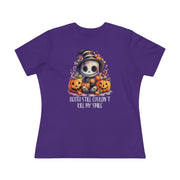 Halloween Ladies Tee Team Purple S T-Shirt by Printify | Akron Pride Custom Tees