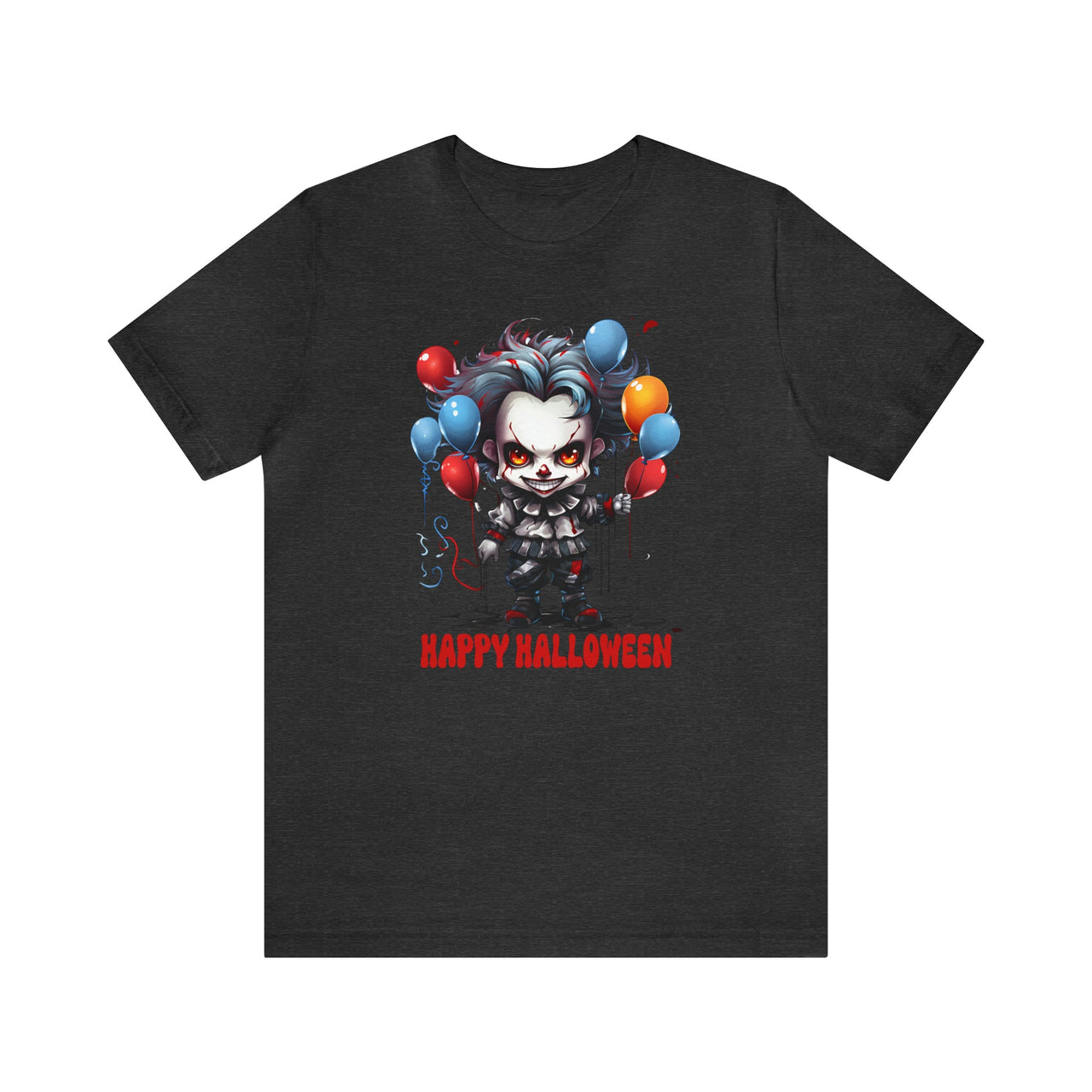 Halloween Tee Dark Grey Heather S T-Shirt by Printify | Akron Pride Custom Tees
