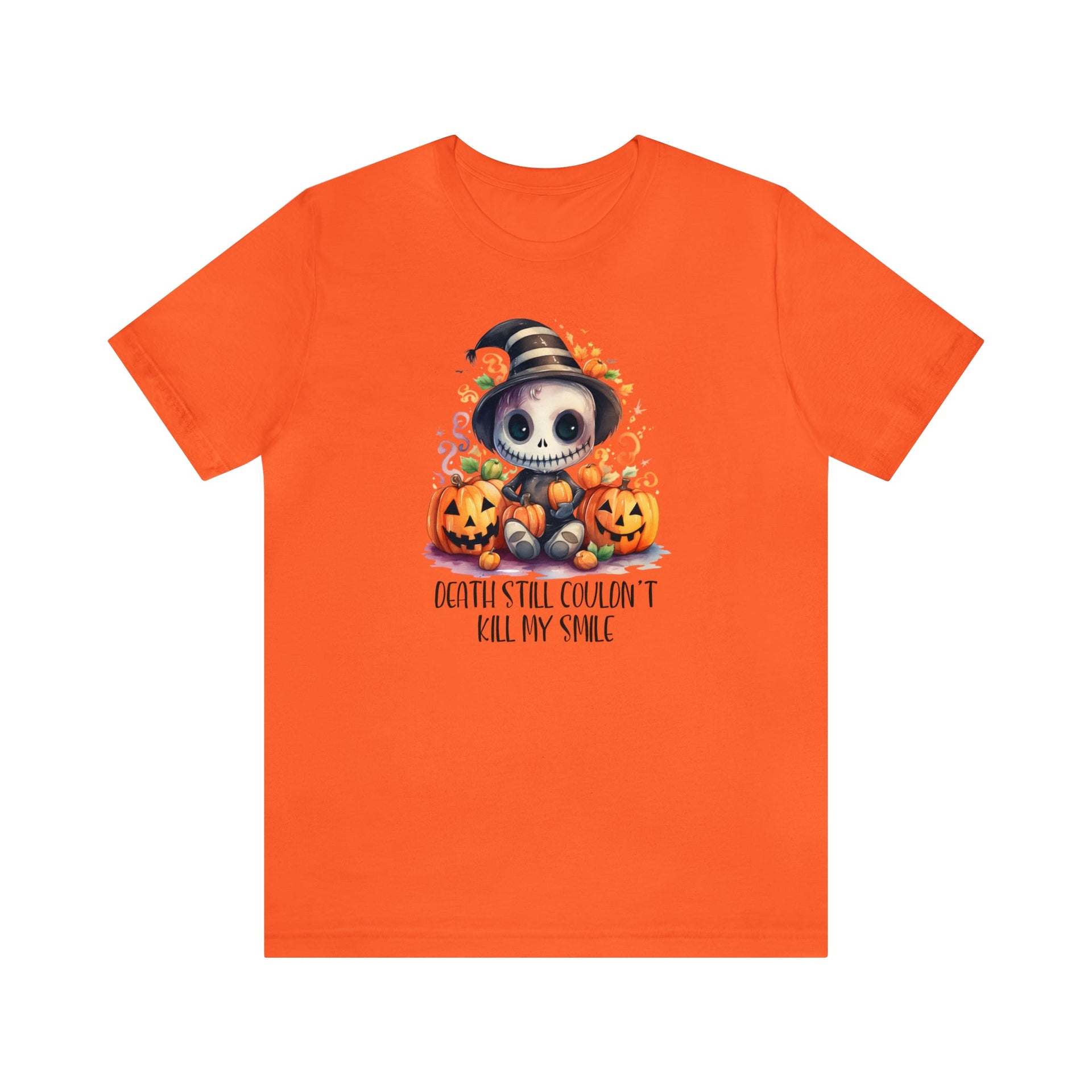 Halloween Tee Orange S T-Shirt by Printify | Akron Pride Custom Tees