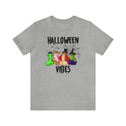 Halloween Vibes Tee Athletic Heather S T-Shirt by Printify | Akron Pride Custom Tees